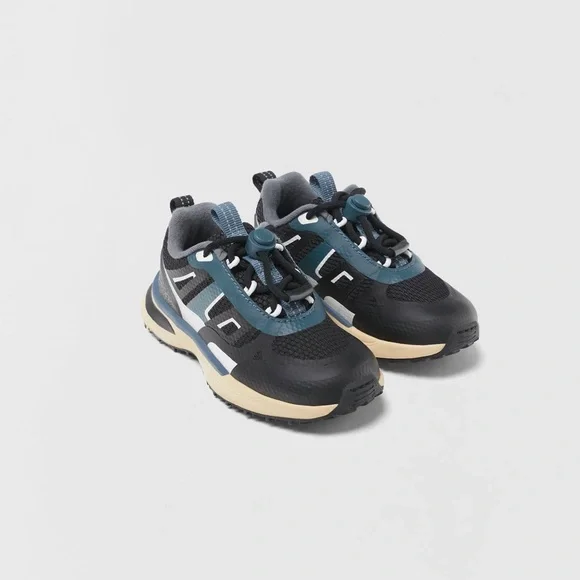 Zara Shoes Nwt Zara Size Toddler Black Combination Sneakers